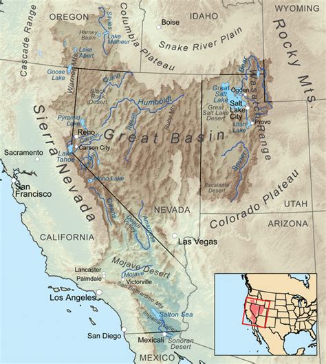 Map Of The Great Basin